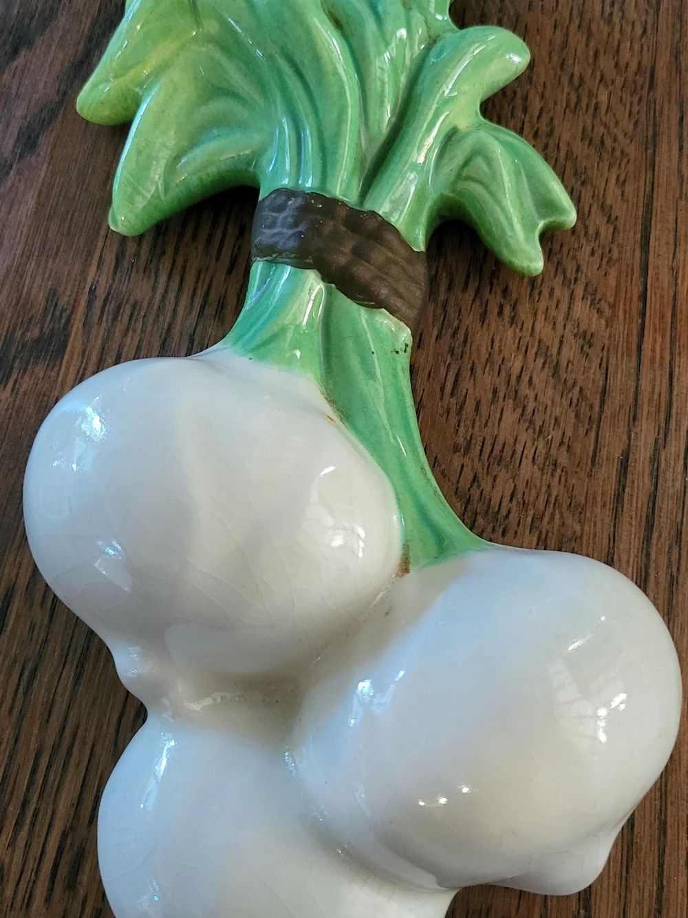 Vintage Hand Painted Ceramic Vegetables Set 3D 1970's Wall Art MCM